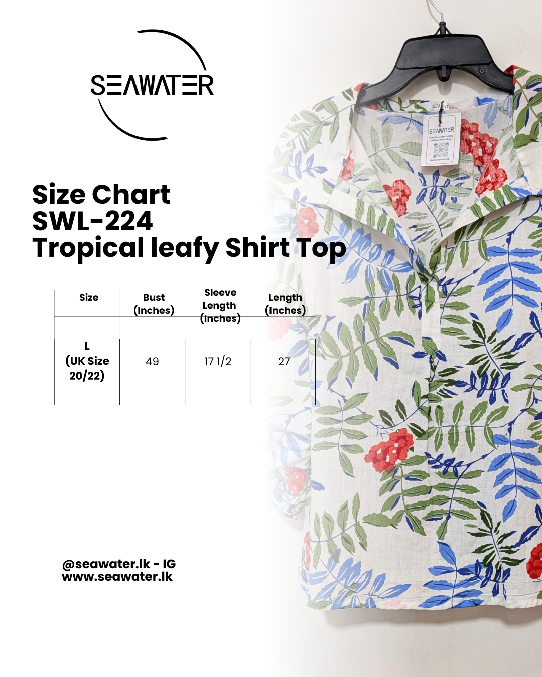 Tropical leafy shirt Top - Image 4