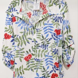 Tropical leafy shirt Top