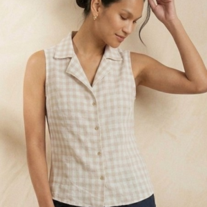 Red Printed Notch Collar Top for Women | Cotton Casual Wear | Seawater