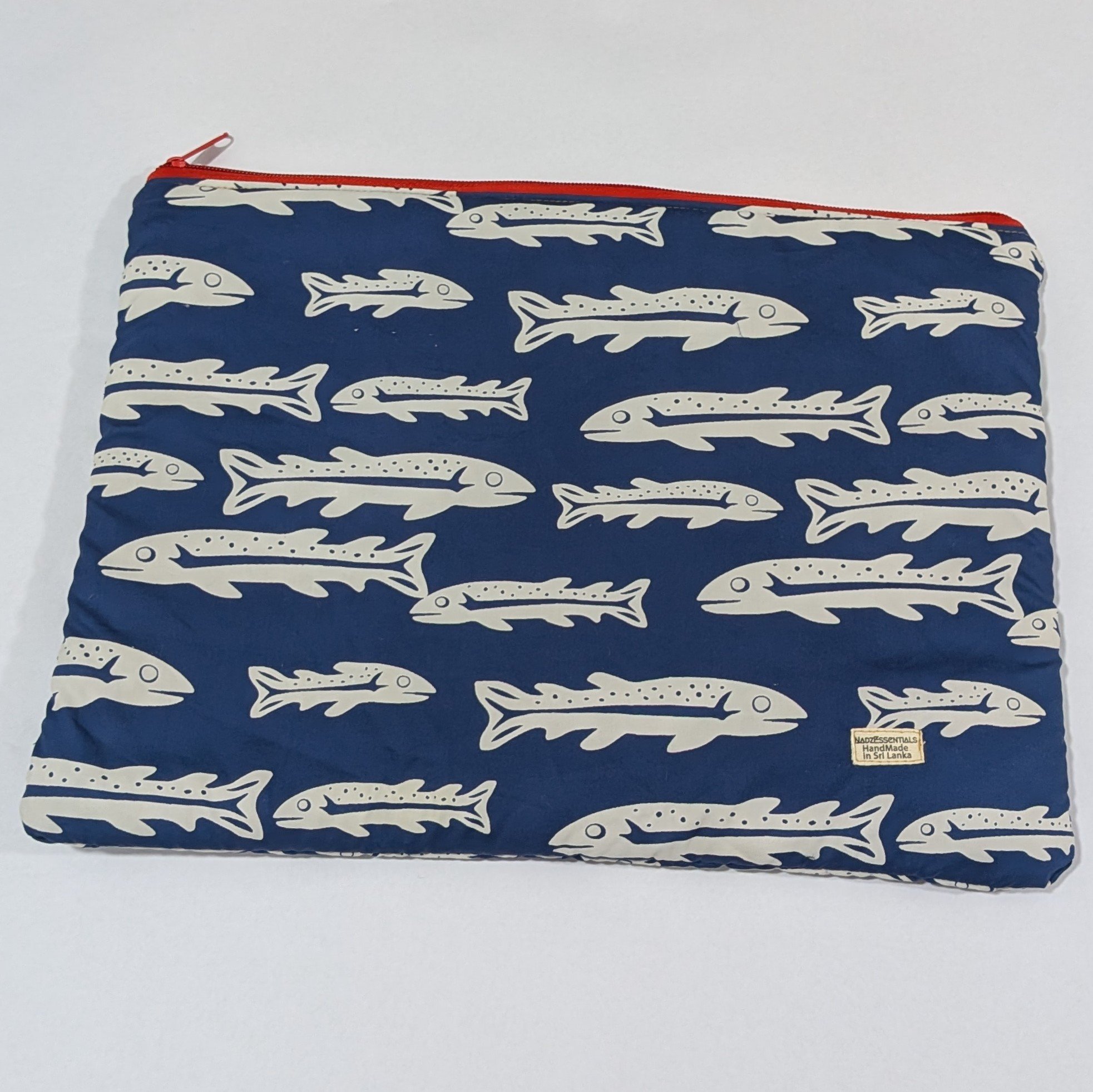 Eco-Friendly Regular 13” Laptop Sleeve – Handmade Upcycled Padded Laptop Cover | Sustainable Laptop Case by Nadzessentials - Image 6