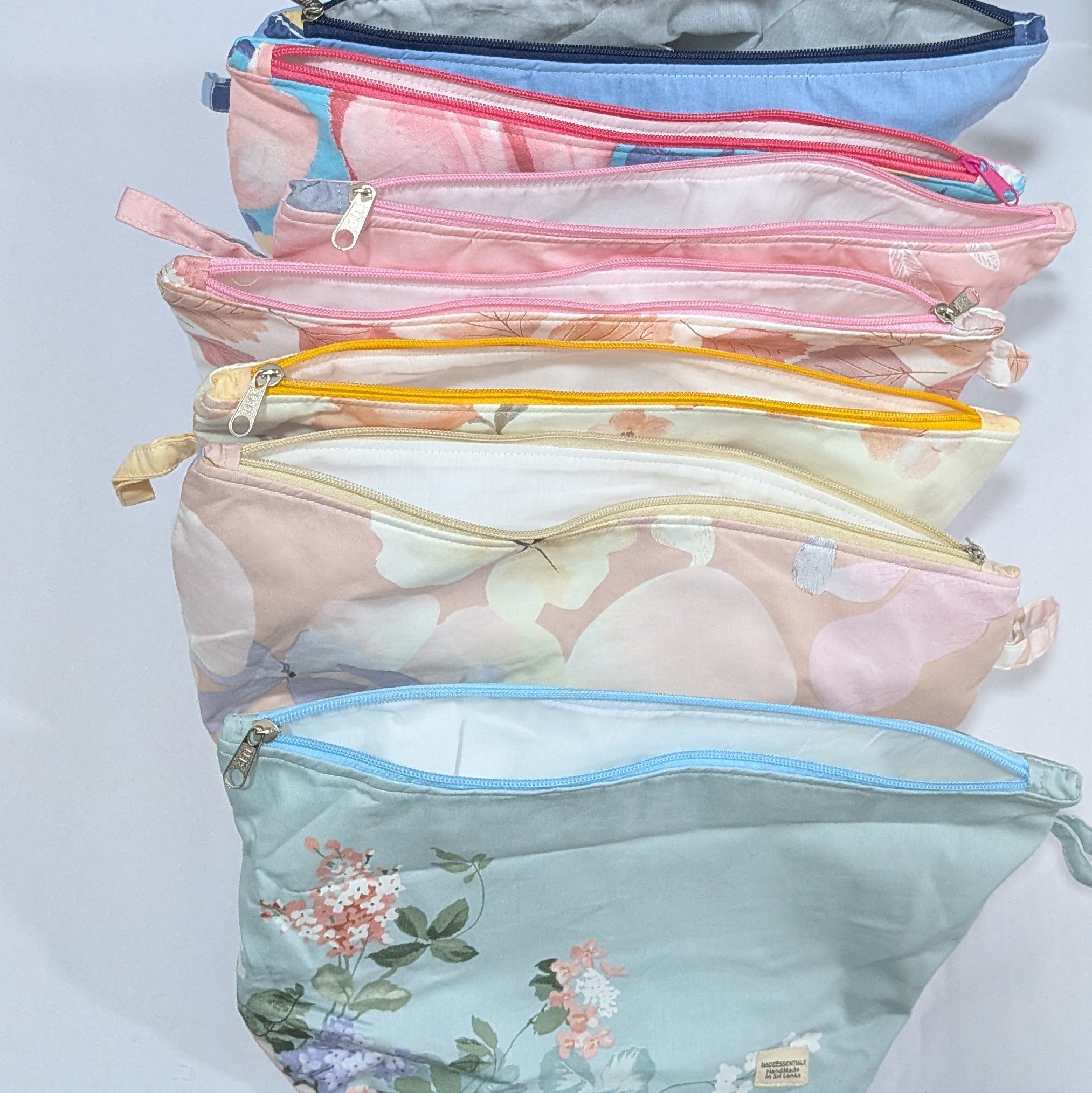Essential Zipper Pouch – Handcrafted spacious Purse | Sustainable Upcycled Pouch - Image 2