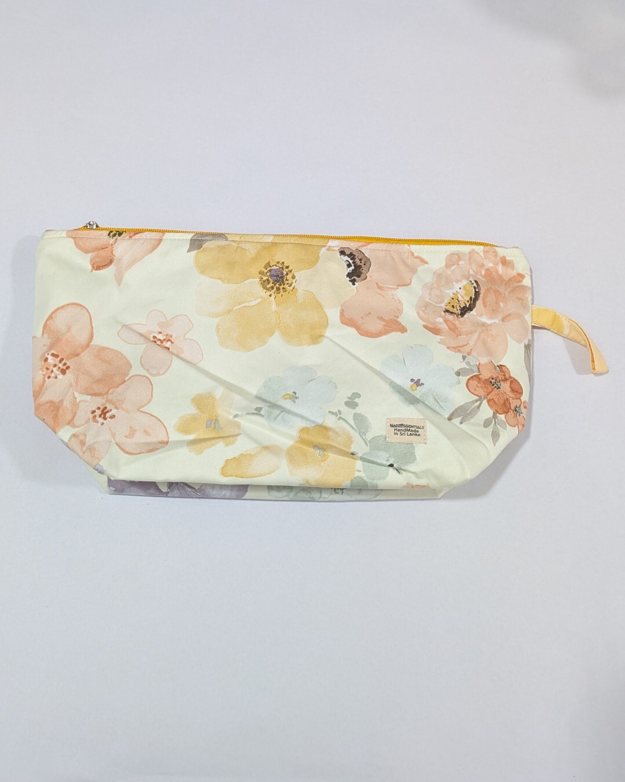 Essential Zipper Pouch – Handcrafted spacious Purse | Sustainable Upcycled Pouch - Image 4