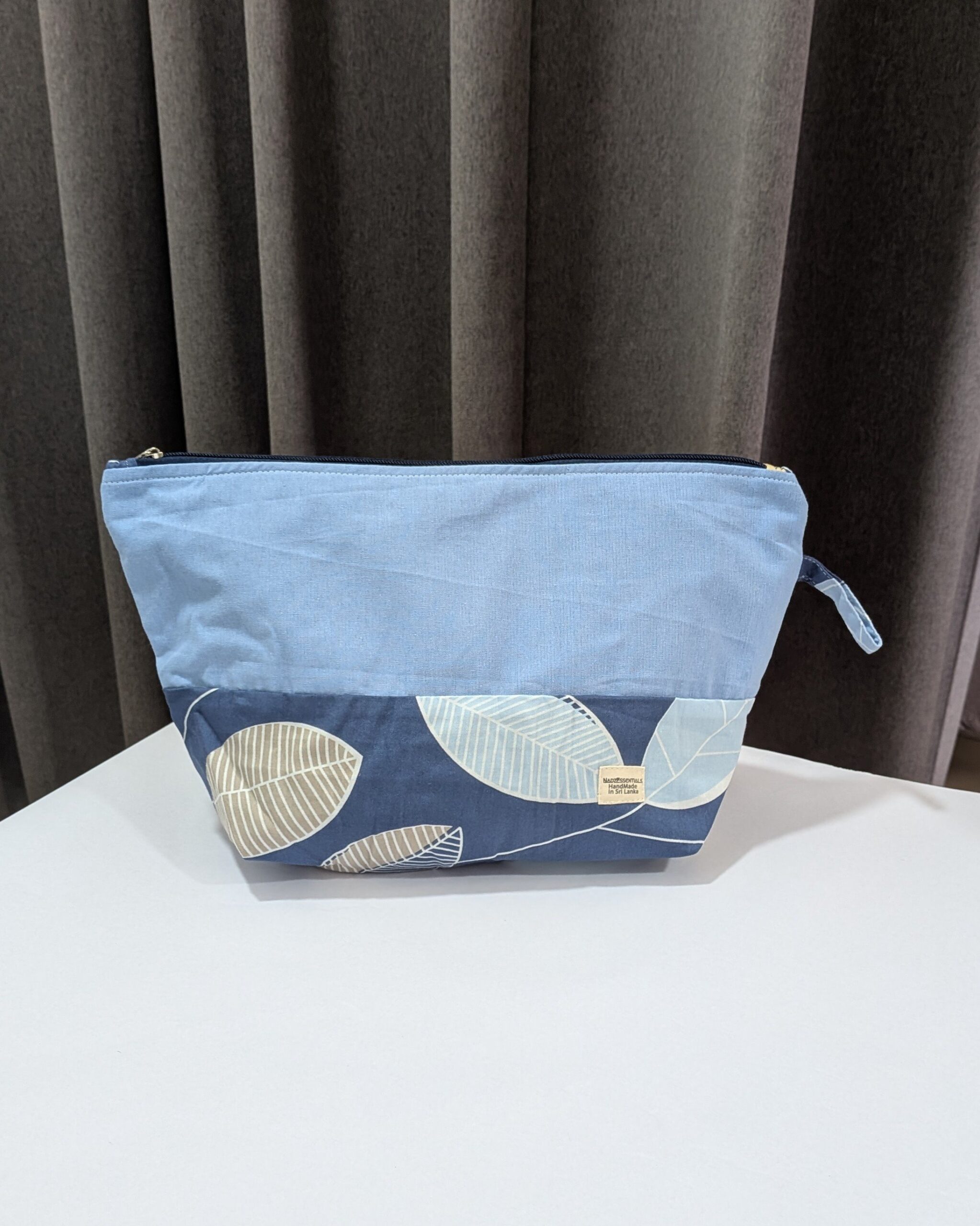 Essential Zipper Pouch – Handcrafted spacious Purse | Sustainable Upcycled Pouch - Image 7