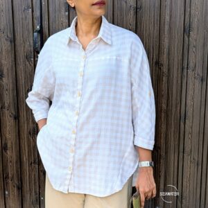 Gingham Oversized Detail Shirt